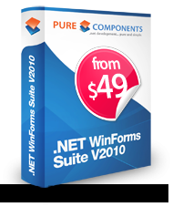 PureComponents .NET WinForms Suite screenshot